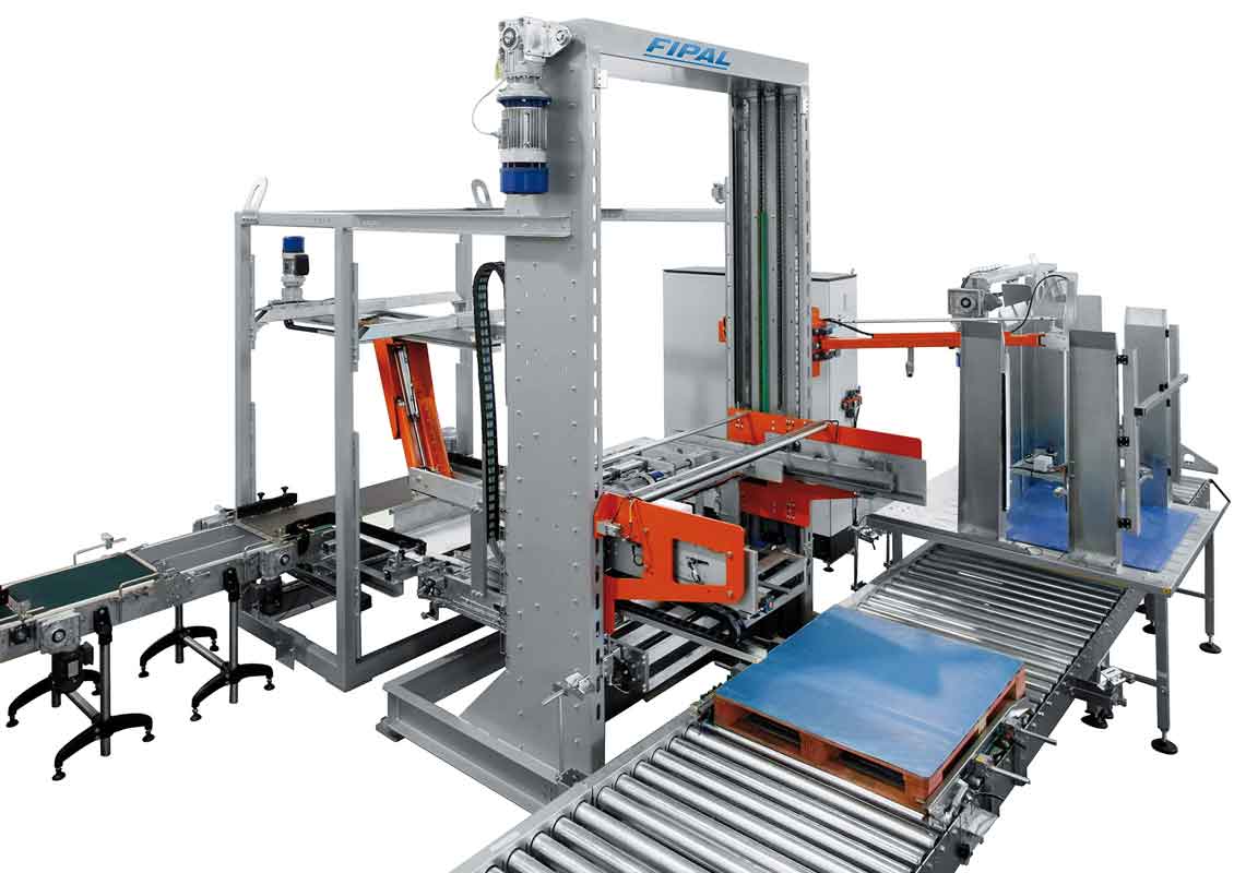 Palletizing machine.