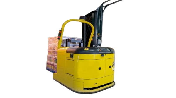 Skilled ATL automated transport system for pallet handling and internal logistics automation in warehouse environments