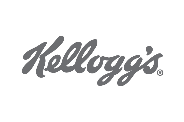 Kellogg’s logo representing a global breakfast cereal and snack food company