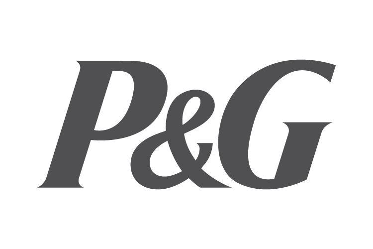 Procter & Gamble (P&G) logo representing a global consumer goods company