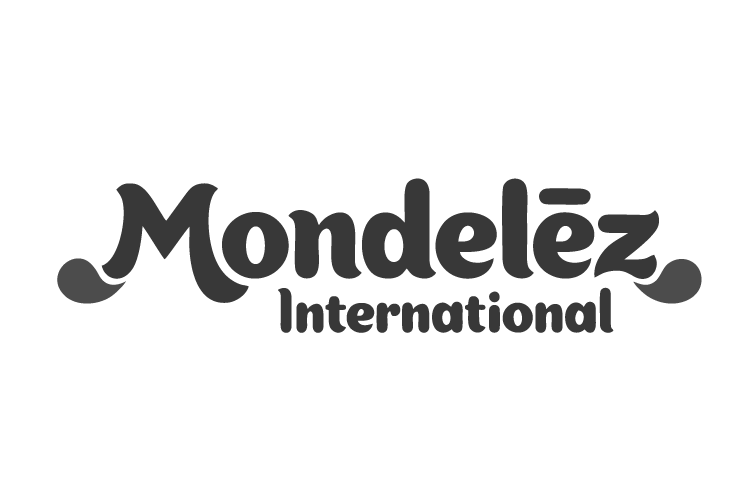 Mondelez International logo representing a global snack food and confectionery company