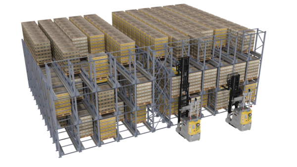 Easy Store automated storage system for efficient warehouse management and material handling