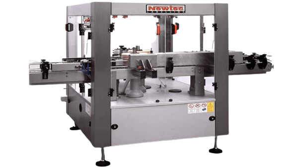 Newtec Linx labeling machine for automatic print and apply labeling of products, cartons, and packaging lines