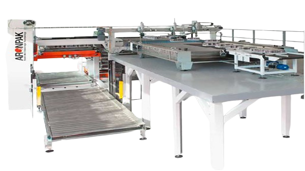 Automatic Palletizer System | نظام تكديس الطبليات الأوتوماتيكي من نما للاتمتة نظام التكديس الأوتوماتيكي Automatic Palletizer من نما للاتمتة