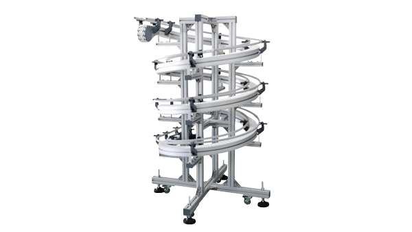 نظام الناقل الحلزوني Spiral Conveyor من نما للاتمتة