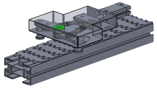 Stopper unit for MO pack handling accessories in automated packaging and end-of-line conveyor system